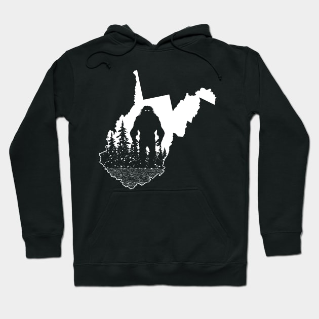 West Virginia Bigfoot Hoodie by Tesszero